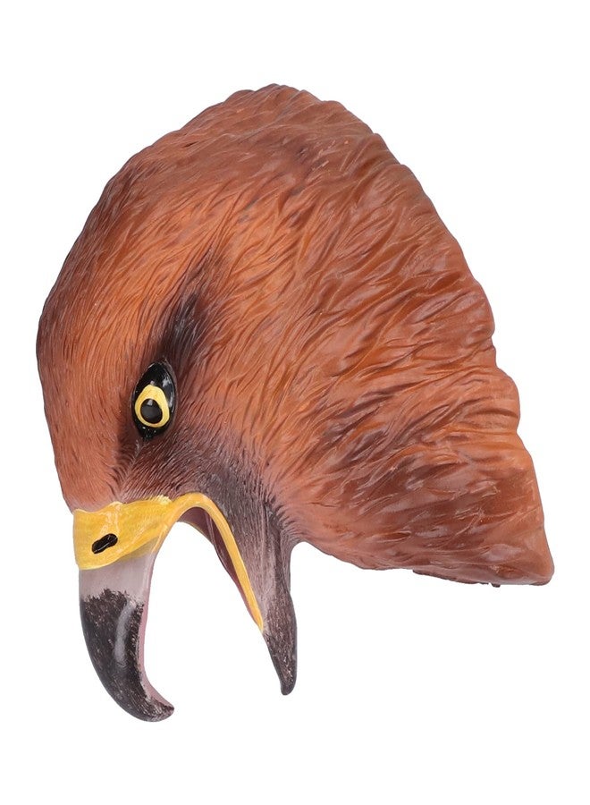 EMUKOEP Bald Eagle Hand Puppet Realistic Open Movable Mouth Interactive Bird Head Hand Puppet - Image 2